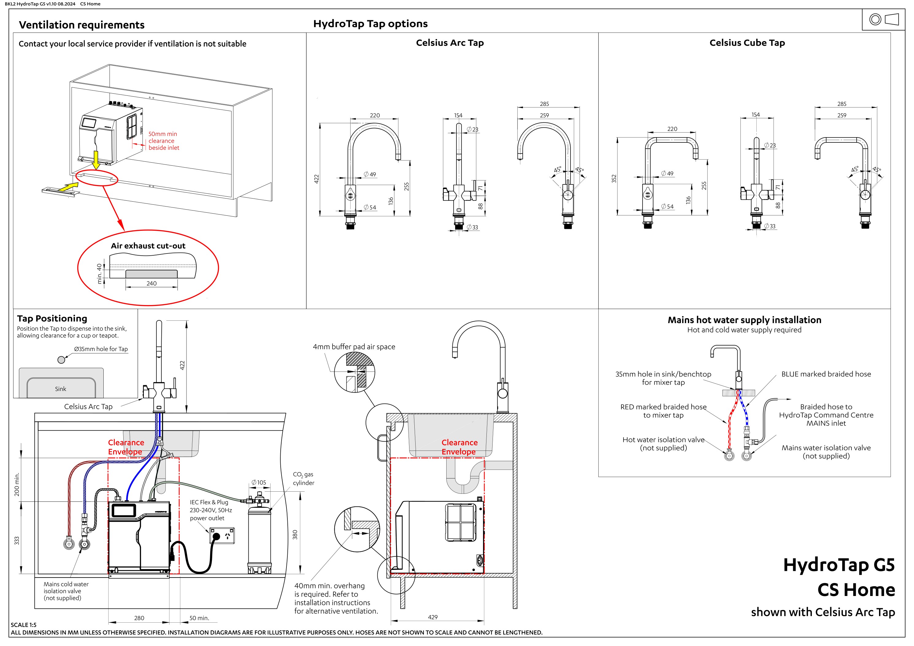 HydroTap G5 CSHA Celsius Arc Chrome | Zip Water